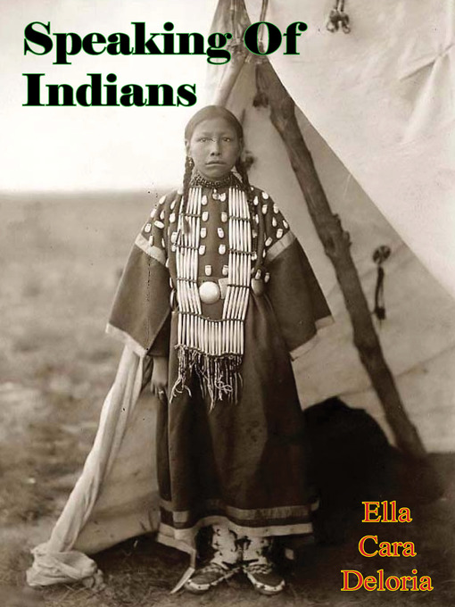 Cover image for Speaking of Indians